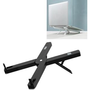 D27 Laptop Stand Bracket Desktop Verhoog heat dissipation Base Lift Tablet Stand(Zwart)