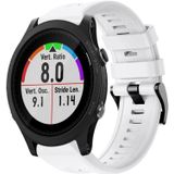 Voor Garmin Forerunner 935 metalen gesp effen kleur siliconen horlogeband