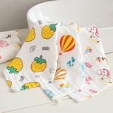 5 PCS Zes-laags Gauze Katoen Baby Square Zakdoek speeksel handdoek stijlen willekeurige levering  grootte: 25x25cm