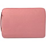 Universele 14 inch Laptoptas Sleeve met Oxford stof en zijvakjes voor MacBook  Samsung  Lenovo  Sony  Dell  Chuwi  Asus  HP (roze)