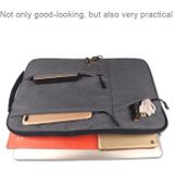 Universele 14 inch Laptoptas Sleeve met Oxford stof en zijvakjes voor MacBook  Samsung  Lenovo  Sony  Dell  Chuwi  Asus  HP (roze)