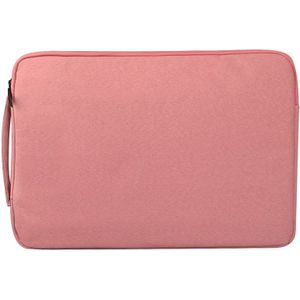 Universele 14 inch Laptoptas Sleeve met Oxford stof en zijvakjes voor MacBook  Samsung  Lenovo  Sony  Dell  Chuwi  Asus  HP (roze)