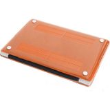 MacBook Pro Retina 13.3 inch Kristal structuur hard Kunststof Hoesje / Case (Oranje)