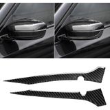 2 PC'S auto Carbon Fiber achteruitkijkspiegel bumper strip decoratieve sticker voor BMW G30 (2018-2019)/G11 (2016-2019)  linker drive met camera