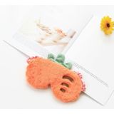 2 stks fruit pluche oog masker schattig zacht meisje slaap blackout oogmasker