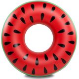 Opblaasbare watermeloen gevormde zwemmen Ring  opgeblazen grootte: 114 x 114cm