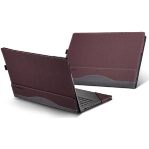 Laptop Anti-Drop Beschermhoes voor Lenovo Thinkbook 15 2021 (Wijnrood)