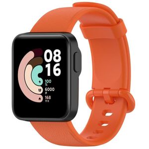 Voor Xiaomi MI Watch Lite / Redmi Watch Litchi Texture lederen horlogeband