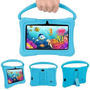 V88 draagbare kindertablet 7 inch  2GB + 32GB  Android 10 Allwinner A100 Quad Core CPU Ondersteuning ouderlijk toezicht Google Play