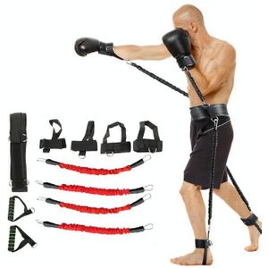 Bounce Trainer Fitness Resistance Band Boxing Pak Latex Buis Tension Touw Been Taille Trainer  Gewicht: 60 Pounds