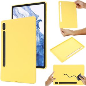 Voor Samsung Galaxy Tab S9 Pure Color vloeibare siliconen schokbestendige tablethoes