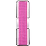 2 in 1 verstelbare universele Mini zelfklevende houder standaard + Slim vinger Grip  grootte: 7.3 x 2.2 x 0.3 cm  voor iPhone  Galaxy  Huawei  Xiaomi  LG  HTC en Tablets(Magenta)