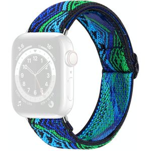 Elastische horlogeband voor Apple Watch Series 6  SE  5 & 4 40mm / 3 & 2 & 1 38mm (05)