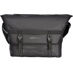 AFISHTOUR FC2002 Vintage Waterproof Large Capacity Shoulder Bag(Cool Black)