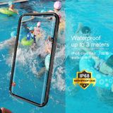 Voor Samsung Galaxy S10 RedPepper Transparent Dot Shockproof Waterproof PC + TPU Beschermhoes(Zwart)