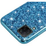 Voor Huawei P40 Lite Glitter Powder Shockproof TPU Beschermhoes (Zilver)
