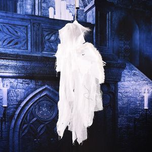Vliegen opknoping Ghost eng geluid en bewegen voor Halloween decoraties (wit)