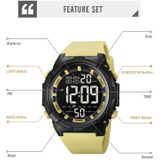 SKMEI 1845 outdoor waterdicht grote wijzerplaat multifunctioneel sport herenhorloge