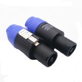 10 PCS Audio Vier-core Professionele Luidspreker plug NL4FC Audio Line Connector Amplifier Ohm Connector