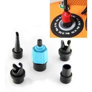 Surfen Paddle Board Rubber Boat Opblaasbare Bed Air Valve Adapter Car Air Pump Adapter (Blauw)