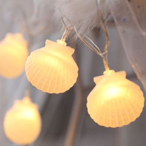 3m Shell vorm USB Plug romantische LED String vakantie licht  20 LEDs Teenage stijl warme Fairy decoratieve Lamp voor Kerstmis  bruiloft  slaapkamer (Warm wit)