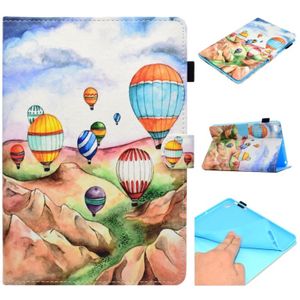 Voor iPad Mini 1 / 2 / 3 / 4 / 5 Painted Horizontal Flat Leather Case met Sleep Functie & Card Slot & Buckle Anti-slip Strip & Bracket & Wallet(Balloon)