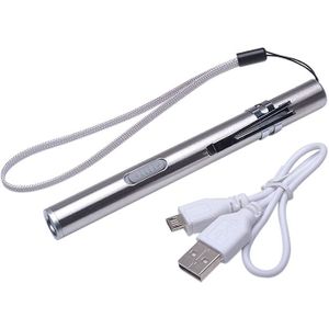 Pen Design USB oplaadbare zaklamp krachtige mini LED lamp