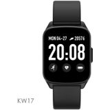 Lokmat KW17 1 3 inch TFT-scherm IP68 Waterproof Smart Watch  Ondersteuning Slaapmonitor / Hartslagmeter / Bloeddrukmeter(Zwart)