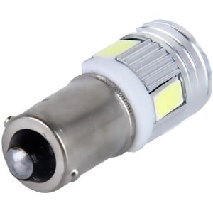 2 stk BA9S 3W 250 LM 5500K auto Clearance licht Lamp met 6 SMD 5630 LED-lampen  DC 12V (wit licht)