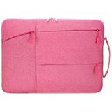 C310 Portable Casual Laptop Handbag  Size:15.6-17 inch(Pink)