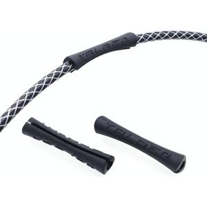 20 PCS TRLREQ Mountain Road Bicycle Frame Opening Protective Cover Variable Speed Brake Line Tube Car Paint Anti-Abrasion Rubber Cover(Black)