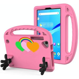 Voor Lenovo Tab M8 Liefde Kleine Palm Houder EVA Tablet Case (Roze)