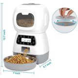 Button Style 3.5L Elf Pet Feeder Automatic Feeder (met AU-voeding)