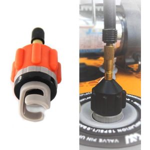 2 stks Surfen Paddle Board Adapter Opblaasbare Luchtklep Conversie Air Nozzle (Oranje)