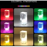 Kleurrijke LED Crystal Lamp Bar Sfeer Decoratief Licht  Plug Type: EU-stekker (geel licht)