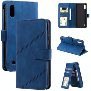 Voor Samsung Galaxy A10 / M10 Huid Feel Business Horizontale Flip PU Lederen Case met Houder & Multi-Card Slots & Wallet & Lanyard & Photo Frame