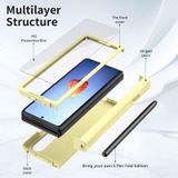 Voor Samsung Galaxy Z Fold4 Macaron Hinge Phone Case met Stylus Pen Fold Edition & Protective Film