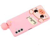 Voor Samsung Galaxy A13 5G Schokbestendig Cartoon TPU-telefooncase (schattig varken)