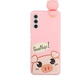 Voor Samsung Galaxy A13 5G Schokbestendig Cartoon TPU-telefooncase (schattig varken)