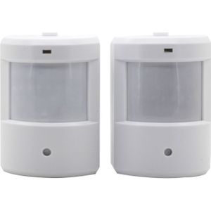 1 tot 2 PIR infrarood sensoren Draadloze deurbel Alarm Detector voor Home / Office