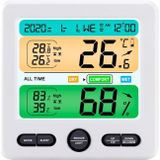 Indoor Color Digital Display Thermometer & Hygrometer Huishoudelijke Grootscherm Electronic Clock (TS-6211-W)