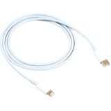 100W USB-C / Type-C tot 8-pins snellaadgegevenskabel  lengte: 1 m