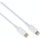 100W USB-C / Type-C tot 8-pins snellaadgegevenskabel  lengte: 1 m