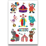 30 stks Cartoon Leuke Tattoo Stickers Kinderen Amusement Park Stickers (WK-003)