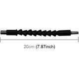 Kunststof oplaadbare boor elektrische schroevendraaier dedicated flexibele shafting torque boorstangen  lengte: 20cm