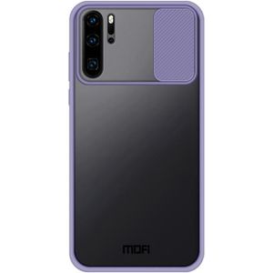Voor Huawei P30 Pro MOFI Xing Dun Series PC + TPU Anti-peep Waterproof and Anti-drop All-inclusive Protective Shell  Translucent Frosted(Purple)
