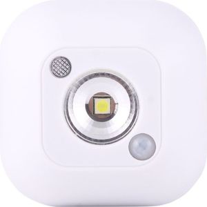 Witte lichte Mini menselijk lichaam beweging inductie-plafondlamp nacht  veranda wand lampen voor kasten / slaapkamer / badkamer / woonkamer  afstand van de Sensor: 2-3m(White)