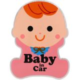 Baby in Auto Gratis Sticker Waarschuwingssticker