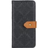 For Nokia X100 European Floral Embossed Leather Phone Case(Black)