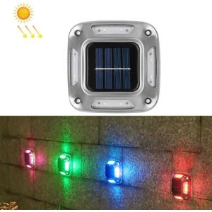 8 LED Solar Wandlamp Outdoor Rvs Buried Light (kleurrijk licht)